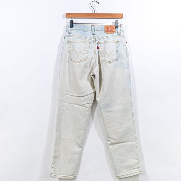 Levis 550 Relaxed Tapered Jeans Custom Embroidered Flower Smiley Face - Picture 2 of 13